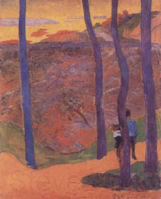 Paul Gauguin Blue Trees (mk07)